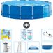 Intex Round Frame Pool - 457 x 122 cm - Blauw