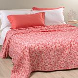Caleffi Flowers Joy Sprei 220 x 260 cm Fuchsia