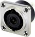 Neutrik NLT8MPXX Connecteur de haut-parleur, embase à bride, contacts droits Nombre de pôles : 8 Noir, Argent 1 pièce(s)