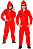 Widmann W WIDMANN MILANO Party Fashion Diefkostuum, overall met capuchon, dief, crimineel, taker