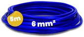 Kalitec câble de câblage H07V-K 6 mm² ultramarin