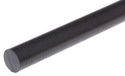 RS PRO PEEK ronde staaf, PEEK zwart 1,48 g/cm³, Ø 10 mm x 300 mm