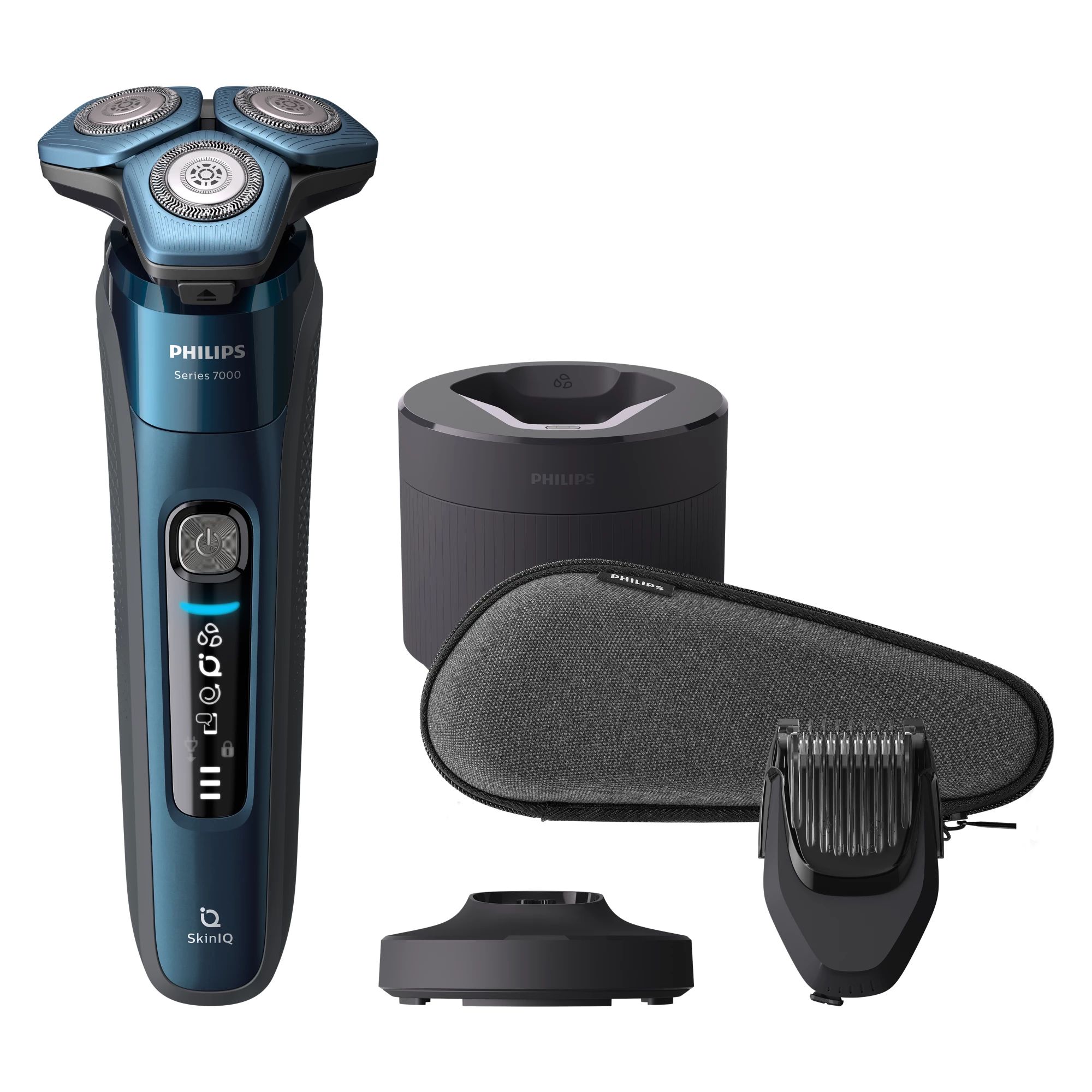 Philips SHAVER Series 7000 S7786/59 - Elektrisch scheerapparaat - Nat & Droog - Zwart/Blauw