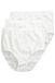 Ulla Popken - Dames - Maxislips set van 3 hoge taille - Sneeuwwit - Maat 62+