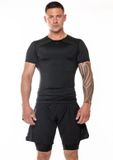 Joya Rashguard Manches Courtes - Noir/Noir