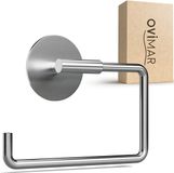 Ovimar Hammerodde toiletrolhouder zonder boren, zilver