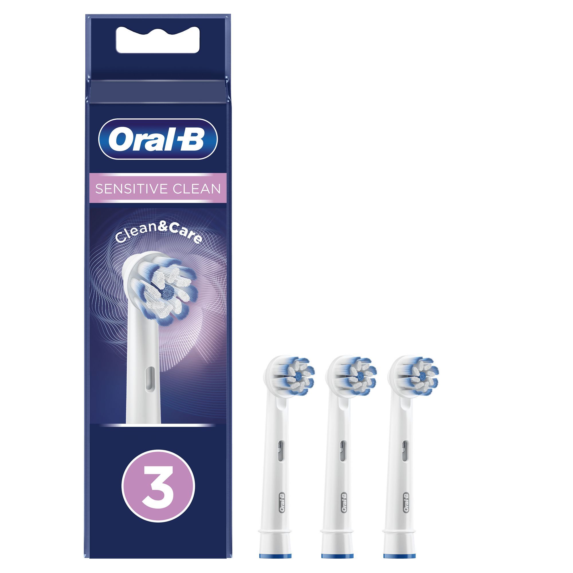 Oral-B Sensitive Clean Opzetborstel - 3 Stuks
