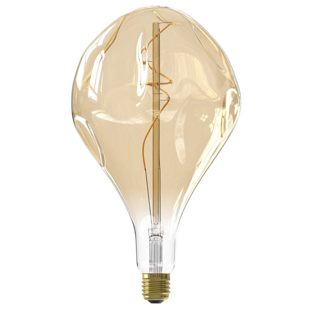 Calex wifi Smart XXL Organic EVO Goud E27 - Smart LED Lamp - Goud - Glas