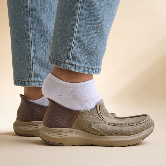 Skechers Hands Free Slip-ins Instappers taupe - Maat 41
