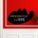 Ambiance Sticker Schoolbordsticker - uitwisbare zelfklevende muurstickers - Cowboyhoed - 40x65cm