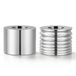 VEVOR pièces de rechange pour laminoir à bijoux : 1 rouleau semi-rond, 1 rouleau plat, 7 tailles de rainures, accessoires pour outils de fabrication de bijoux DIY, acier allié de haute qualité, pour le pressage de métaux malléables comme l'or, l'argent et le cuivre.