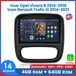 Awesafe Autoradio - 4GB & 64GB 8-Kern V1PRO - Geschikt Voor Opel Vivaro B 2014 t/m 2018 - Geschikt Voor Renault Trafic III 2014 t/m 2021 - Carplay & Android auto - Met navigatie GPS - Radio scherm