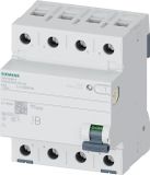 Siemens 5SV36464 Aardlekschakelaar B 4-polig 63 A 0.3 A 400 V