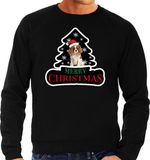 Bellatio Decorations Shoppartners Bv Dieren kersttrui spaniel zwart heren - Foute honden kerstsweater - Kerst outfit dieren liefhebber XL
