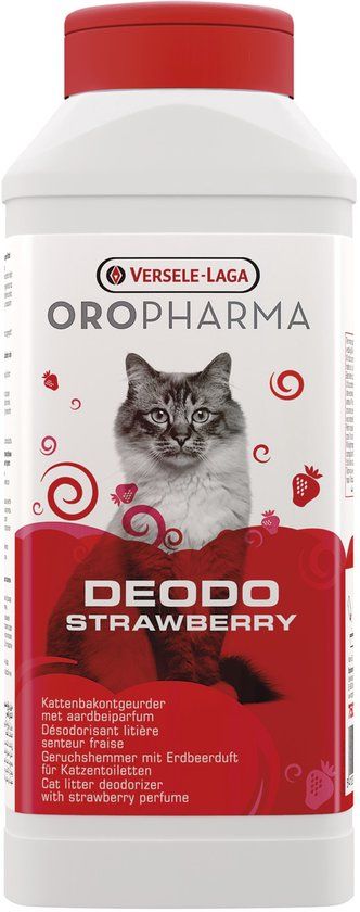Versele-Laga Oropharma Deodo Geurverdrijver - Kattenbakreinigingsmiddelen - 750 g Aarbeiengeur