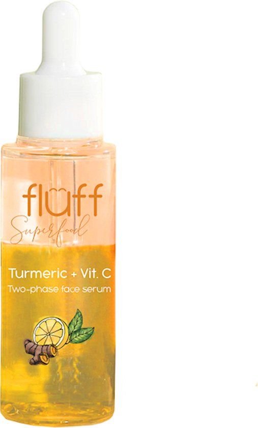 FLUFF Turmeric and Vitamin C Booster Two-Phase Face Serum 40ml