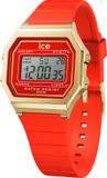 Ice Watch Ice Digit Retro - Red Passion 022070 Horloge - Siliconen - Rood - Ø 34 mm