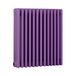 Windsor Radiateur style fonte rétro horizontal – Violet (Lush Purple) – 60 cm x 60,5 cm – Quatre rangs