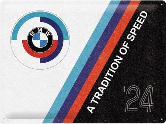 Nostalgic Art Merchandising BMW Motorsport Wandbord - Metaal - 30 x 40 cm