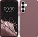 kwmobile telefoonhoesje geschikt voor Samsung Galaxy A55 5G - Back cover in druivenblauw
