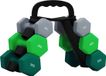 SPORTNOW set de haltères - métal/plastique - 42 x10x30 cm - multicolore