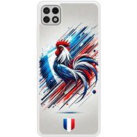 Samsung Galaxy A22 Coq francais Verstevigd hoesje met sublimatie bedrukking