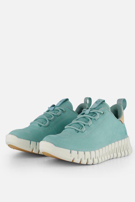 Ecco Gruuv Sneakers blauw Leer Dames