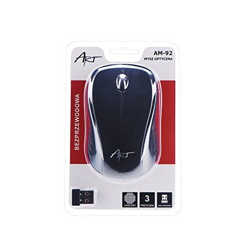ART AM-92A - Mouse - 2.4 GHz - Black