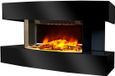 Chemin Arte 2000w zwarte elektrische haard - lounge medium noir