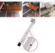 Pieds de table acier inoxydable pliable réglable en hauteur 2 pièces