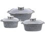 Klausberg set van 3 potten 2,5l 4,4l 6,5l KB7534