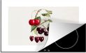 Merkloos KitchenYeah® Inductie beschermer 77x51 cm - Eten - Kers - Hart - Inductie kookplaat accessoire