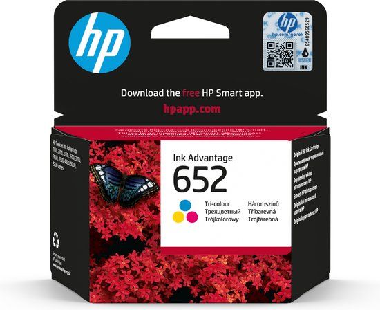 HP 652 Inktcartridge - Kleur (F6V24AE)