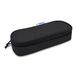 Waytex 931160 Grote capaciteit, semi-stijve ovale etui met ritssluiting voor school, kantoor, opslag, cosmetica, 23 x 9 x 6 cm, zwart