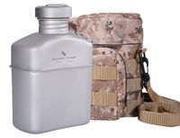 Titanium Set de cuisine pour camping 1100ml avec gourde et bol