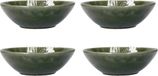 Mikasa Jardin Assiette à pâtes set de 4 pièces vert céramique 20 cm