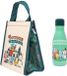Merkloos Kleine Picknick Koeltas & Lunchtas - Met RVS Thermosfles 260 ml - Voor onderweg