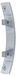 Electrolux AEG 136625323 Deurscharnier