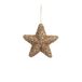 Mica Decorations étoile de sapin 15cm en plastique beige 1 pièce