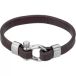 Philipp Blanc Paul Bracelet en cuir véritable et acier inoxydable