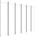 vidaXL Kamerscherm met 6 panelen 300x200 cm stof wit