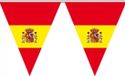 Merkloos / Sans marque Espa Nv Spanje supporter vlaggenlijn - 10x - kunststof - 5 meter