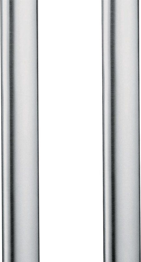 Hardbrass statief stoer RVS - 150cm hoog voor brievenbus