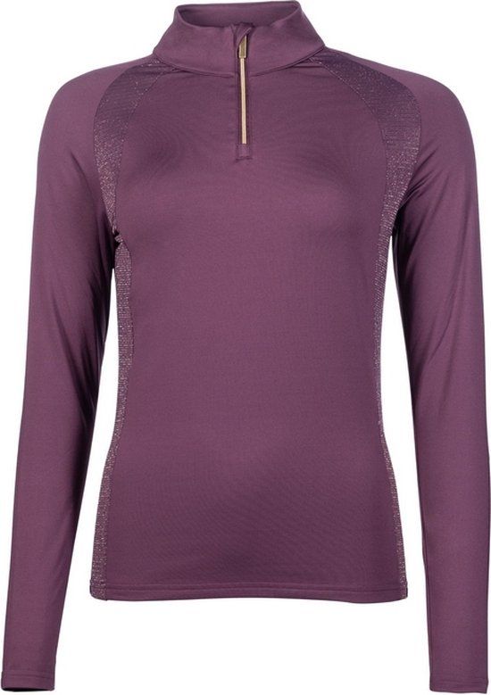 HKM Trainingsshirt Basil - maat M - purple