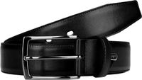 LLOYD Leren Riem Thin Leather Belt W115 Black Zwart