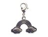 INNSPIRO Nice Charms Regenboog-metalen hanger met karabijnhaak, 24 x 16 mm, 25 stuks