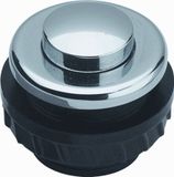 Grothe 62054 Belknop 1-voudig Chroom 12 V/1,5 A