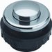 Grothe 62054 Belknop 1-voudig Chroom 12 V/1,5 A