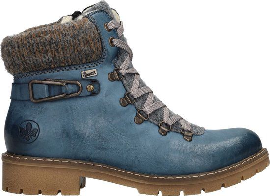 Rieker Veterboot - Vrouwen - Blauw - Maat 37