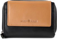 Greenburry Nappa Portemonnee RFID-bescherming Leer 14 cm - Dames - Horizontaal - black-tan